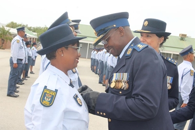 Getroue diensmedaljes vir 109 polisielede