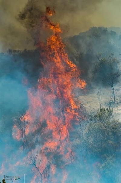Veld fires near N2