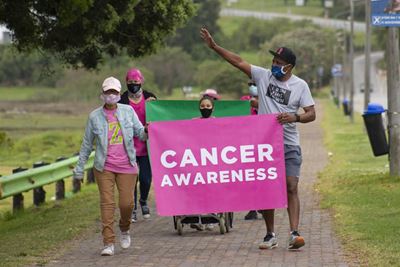 On the move with Cansa Shades of Pink
