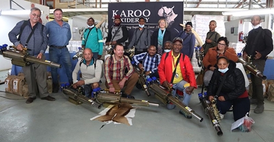 Karoo Taxidermy donates fogging machines in fight against Covid-19