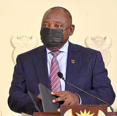 Ramaphosa tests positive for Covid-19