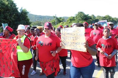 EFF targets hospital and grocer