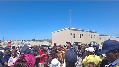 Protest in Rosedale over housing waiting list 