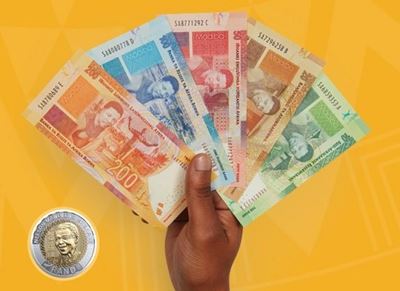 Rand briefly pummelled to below R15 to the dollar