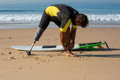 Surfing for those with disabilities 