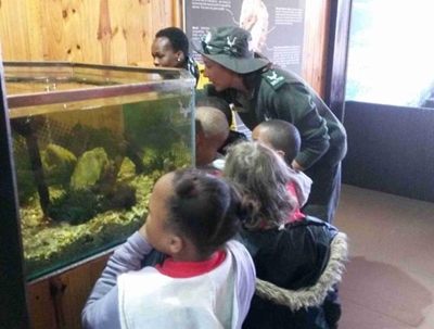 Little ones stepping out to learn about the environment
