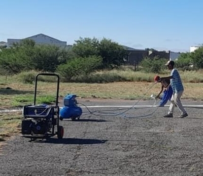 Plaaslike sakelui red helipad