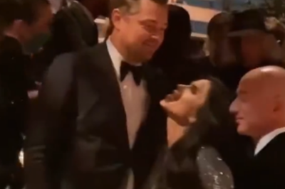 Find someone who looks at you like Jeff Bezos’ girlfriend looks at Leo DiCaprio