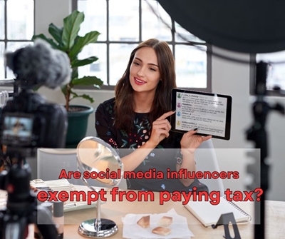 Do social influencers have to pay tax?