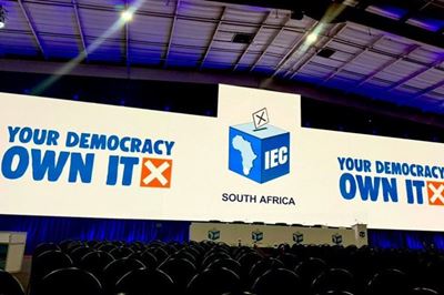 IEC election results dashboard and screens down