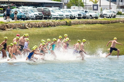 Splish splash, Knysna's having a dash