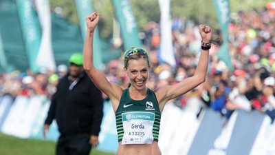 Gerda Steyn shatters SA marathon record