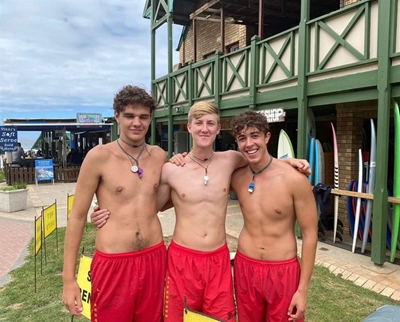 Surfer casualty is 'back on board'
