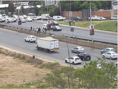 M1 north near Jan Smuts closed after shooting