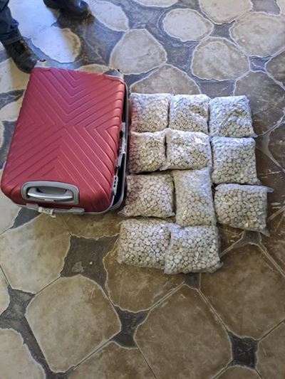 11 000 Mandrax-tablette in bagasie gevind