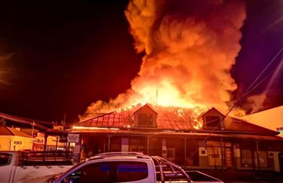 Geskiedkundige gebou in Burgersdorp-brand vernietig