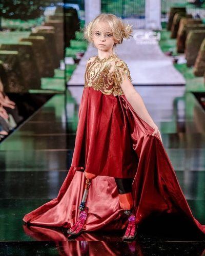 9-year-old double amputee makes Paris fashion catwalk debut