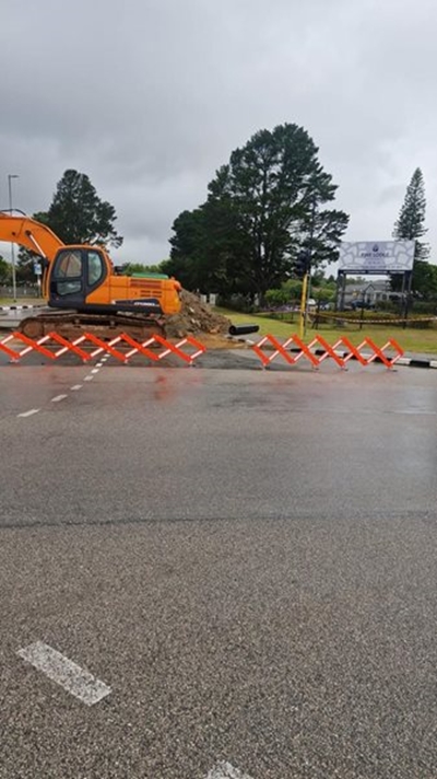 Road Closure: Corner of Knysna Road and Madiba Drive 