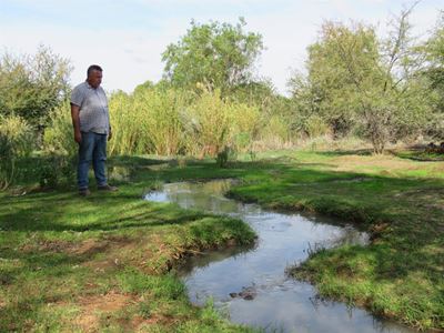 Rou riool in gholfbaandam