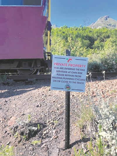 Watch your back near the railway track