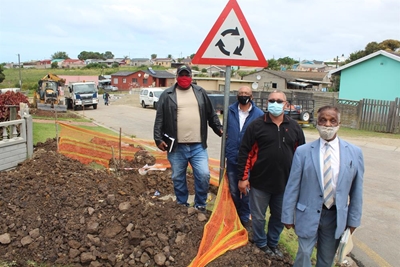 Vloed van emosies oor die nuwe stormwaterpype