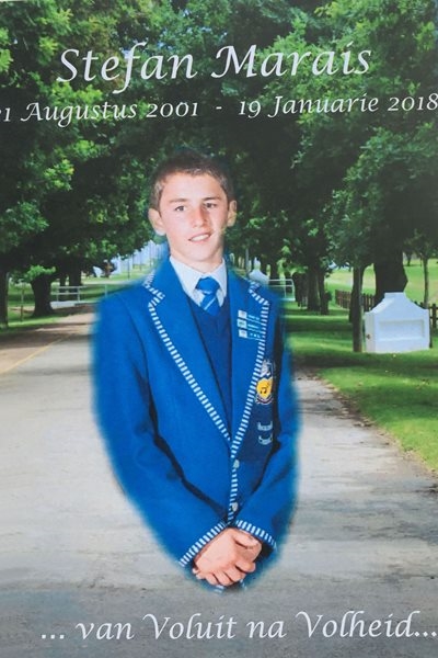 Gedenkdiens vir Stefan Marais