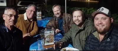 Old boys meet in town