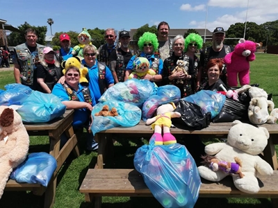Bikers' soft toys bring Christmas joy