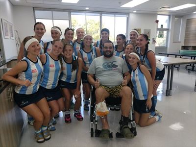 Hoërskool Punt se mnr. Rudolf vaar goed met rehabilitasie