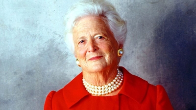 Former US first lady Barbara Bush dies