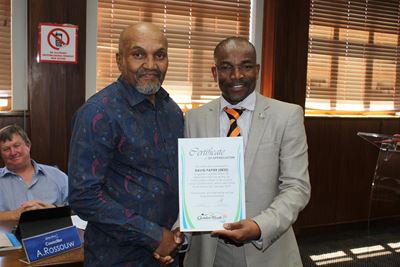Long service awarded 
