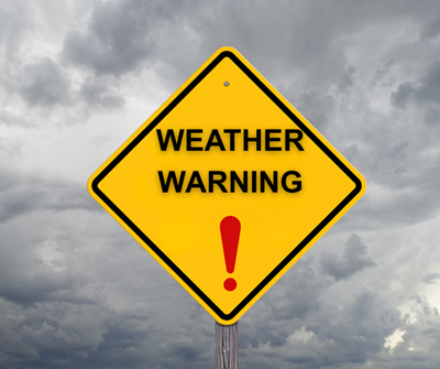 Weather warning: Wind and damaging waves