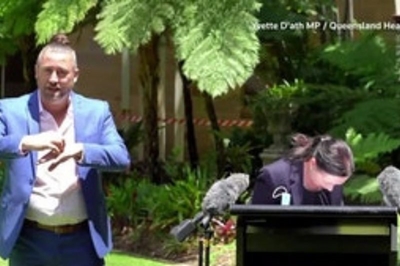 Spider crawling on minister halts Australian Covid briefing