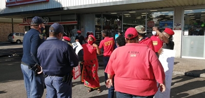 EFF in George reacts to Clicks advert