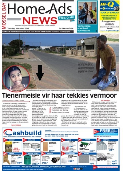 This week's Mossel Bay Home Ads News