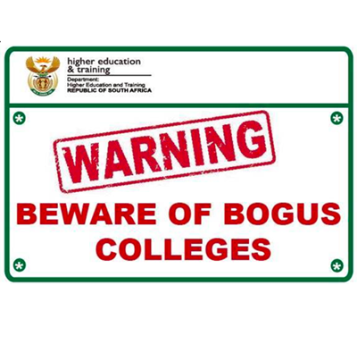 Education department warns about bogus colleges
