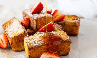 Crispy air fryer French Toast