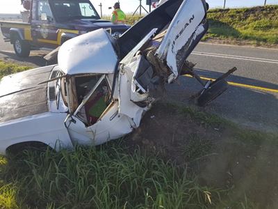 Motorongeluk op lughawepad