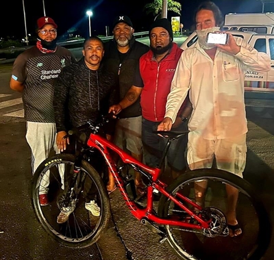 Bitou speaker jumps in to recover stolen bike
