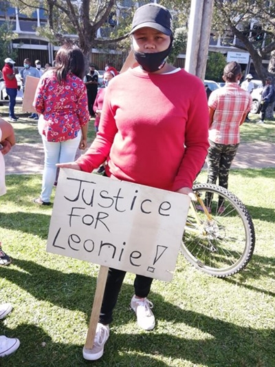Protest against bail of murder suspect
