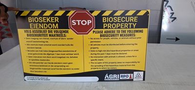 Bek-en-Klou: Biosekuriteit ook boere se verantwoordelikheid
