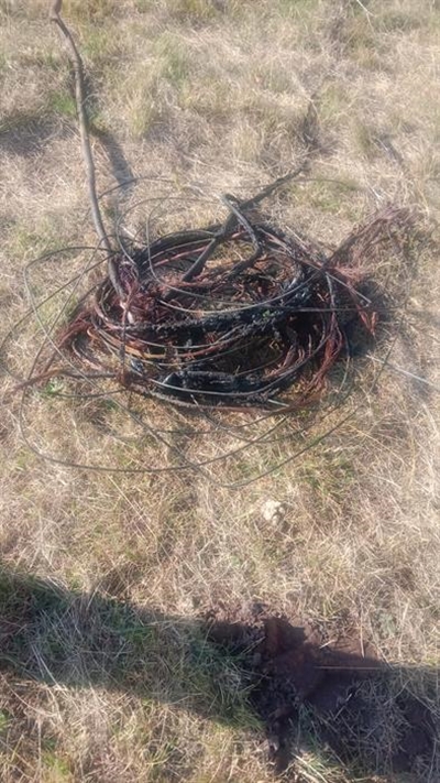 Lights out for cable thieves