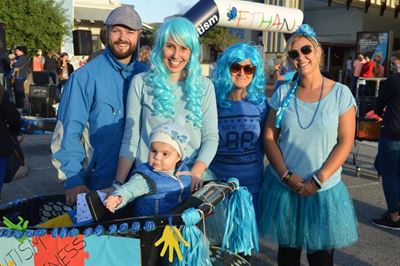 Huge support for autism awareness