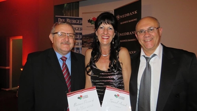 Women in front row at chamber awards