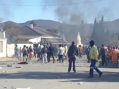 Violent protests over lack of service delivery