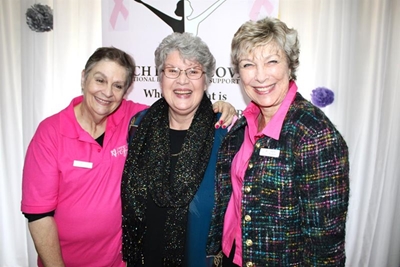 Breast cancer support: pink is the colour of hope