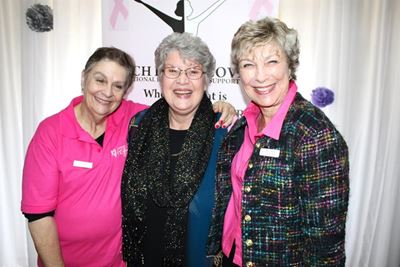 Breast cancer support: pink is the colour of hope