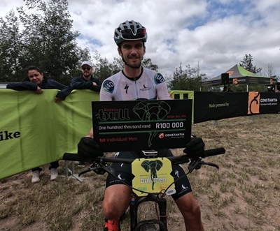 Victory for Beers in 2020 Knysna Bull