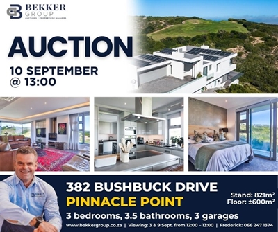 On Auction: Magnificent Pinnacle Point Home