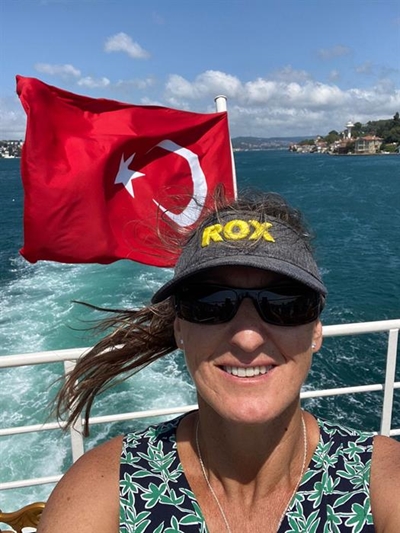 Tanya Livingston triumphs in Bosphorus Cross Continental Swim Race